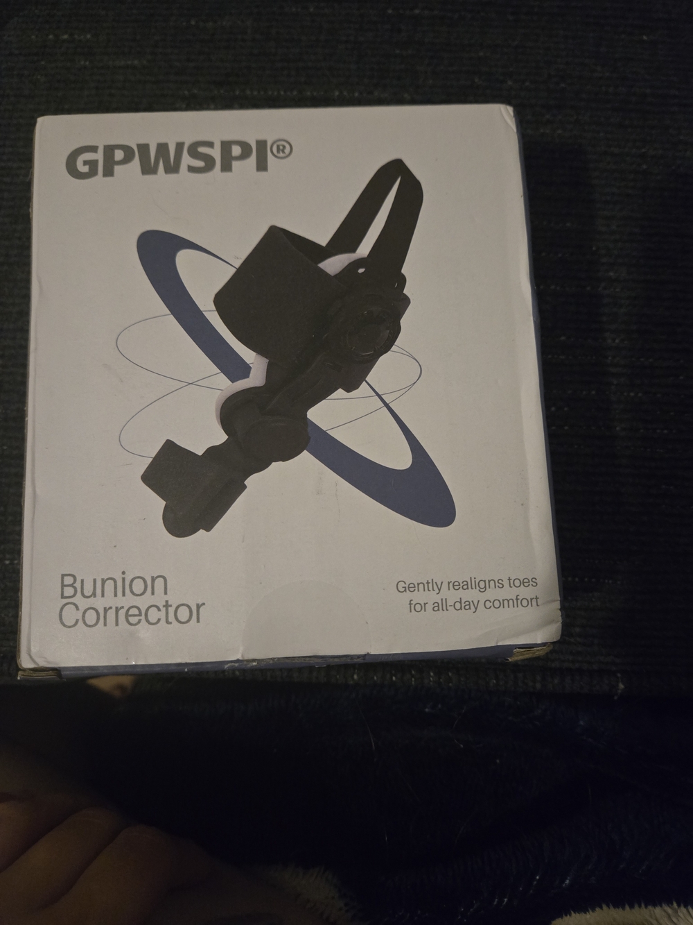 Black Bunion Corrector Brace - Gentle Toe Realignment